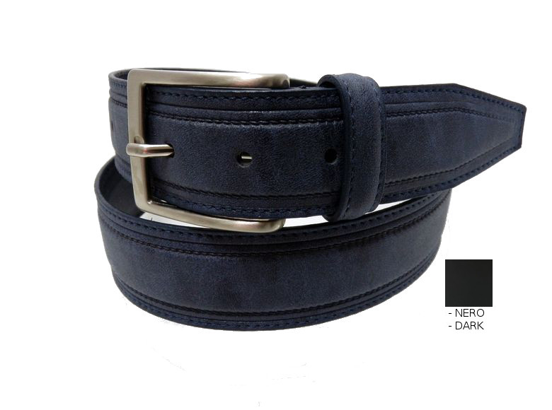 Cintura uomo casorino - nero - 35mm